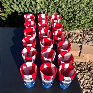 Wincraft Fanatics Silipint 16oz silicone pint glass set of 18 counts-brand new